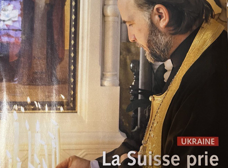 «Швейцария молится о мире» — публикация в журнале «ECHO MAGAZINE» — 10 марта