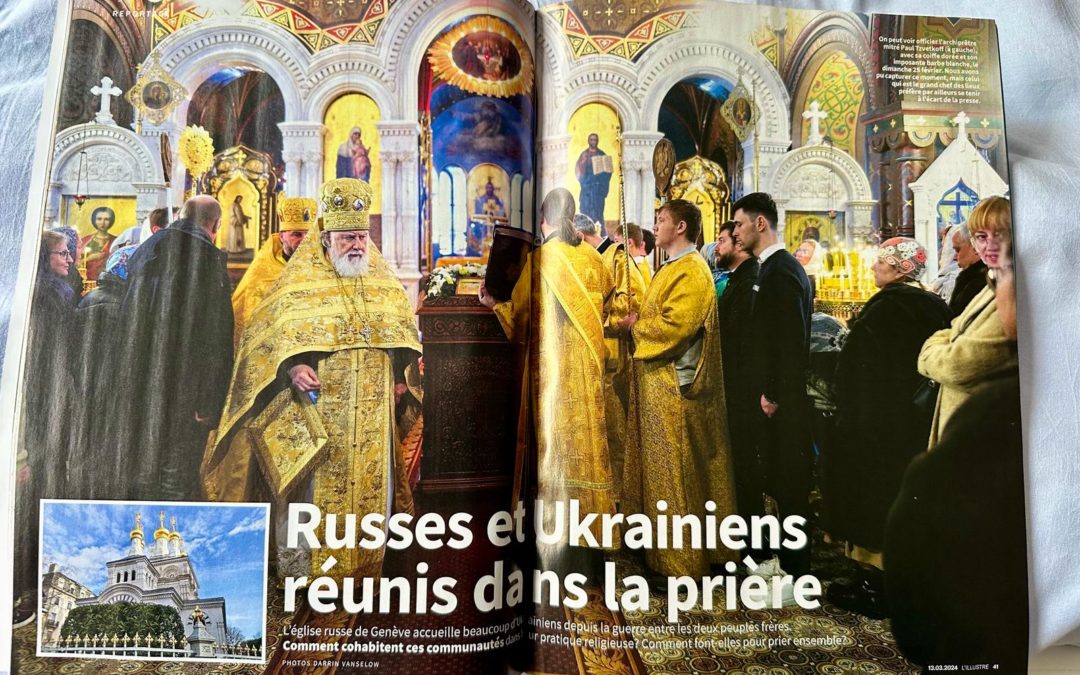 “Russes et Ukrainiens réunis dans la prière” – les médias suisses parlent de nous