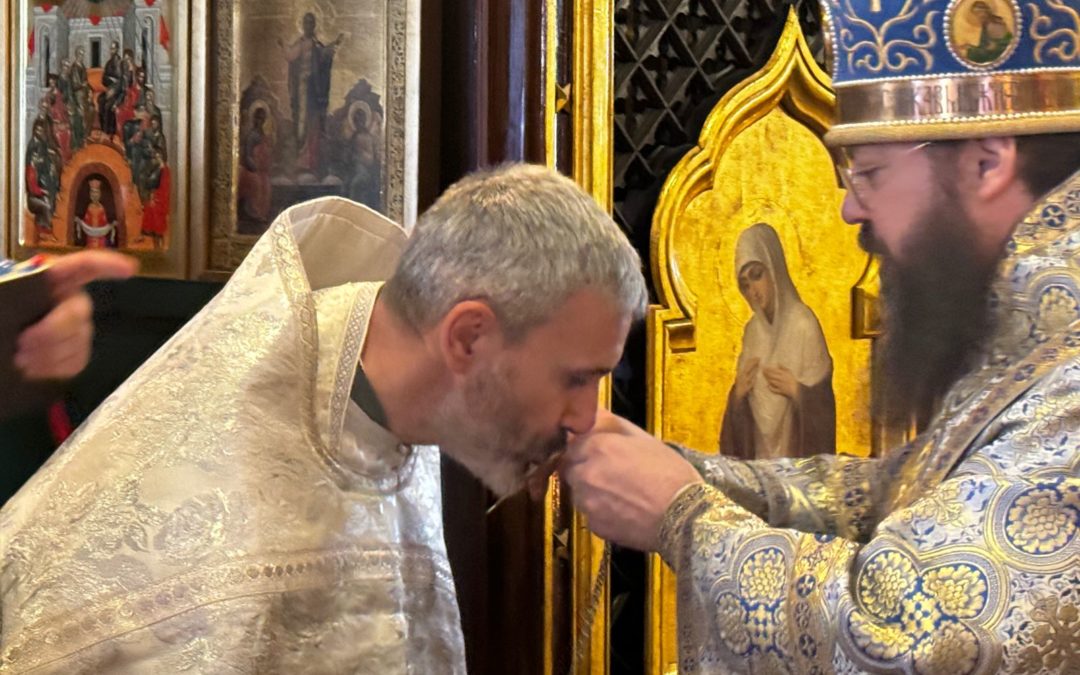 19-я неделя по Пятидесятнице Преподобного Илариона Великого. Прибытие мироточивой «Гавайской»-Иверской иконы и рукоположение в сан священника в Крестовоздвиженском соборе — 3 ноября