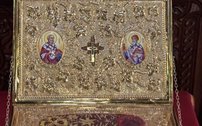 Святых Отцов VII Вселенского Собора. Освящение нового мощевика в Крестовоздвиженском соборе — 26 октября